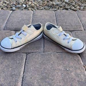 Silver Sparkle Converses